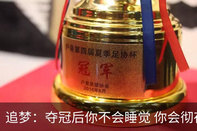 追梦：夺冠后你不会睡觉 你会彻夜狂欢然后在某个时间点累垮睡着